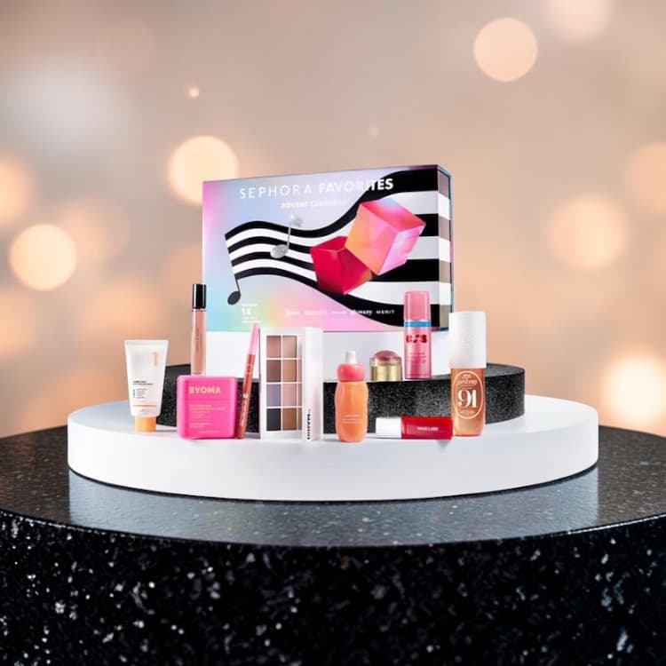 Calendrier Sephora Favorites, mise en scène Maison Glow